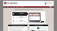 Desktop Screenshot of fexquotes.com