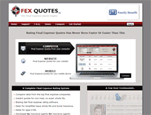 Tablet Screenshot of fexquotes.com